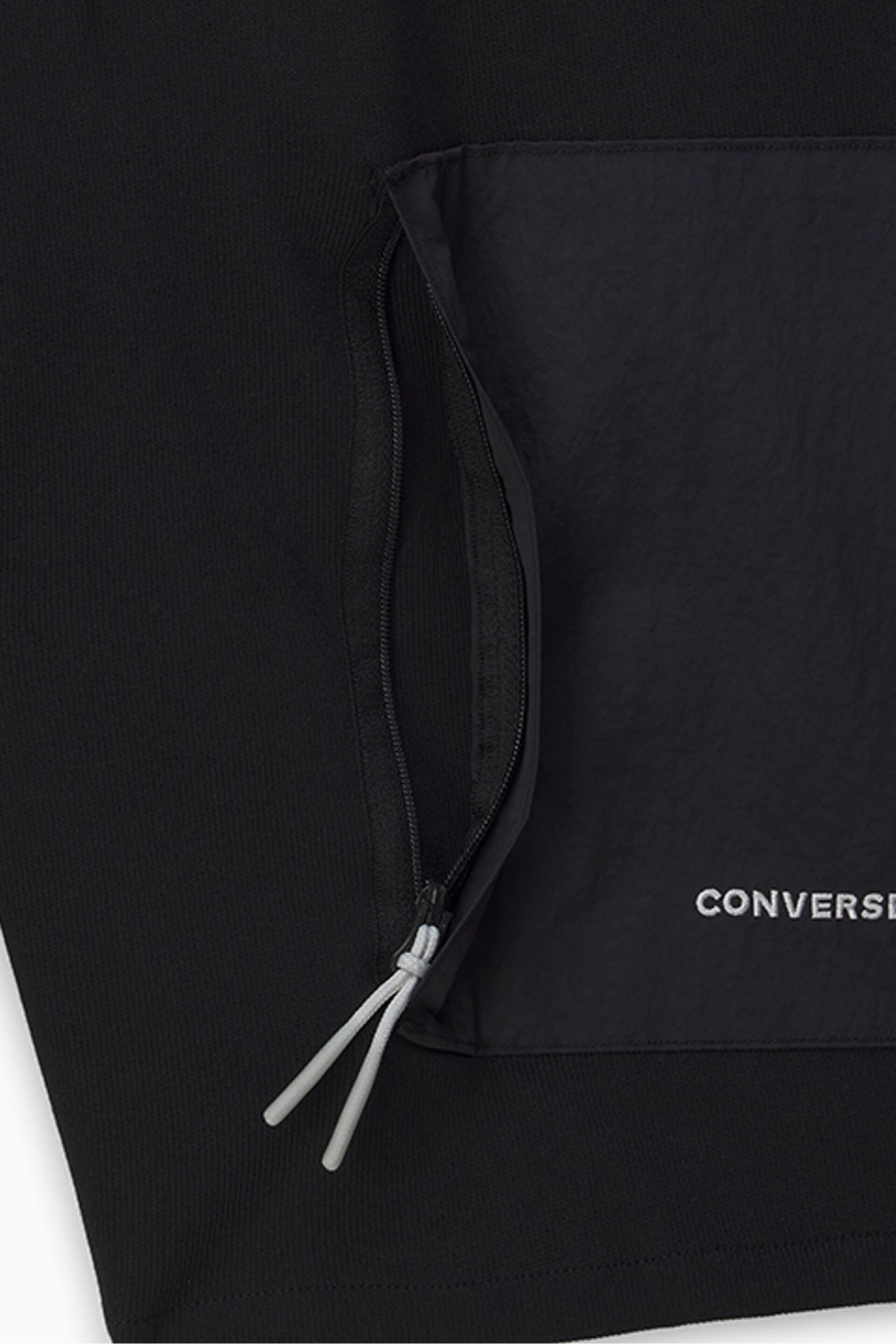 Converse Black Wordmark Utility Shorts - Image 6 of 6