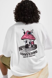 Converse White Mushroom House T-Shirt - Image 2 of 3