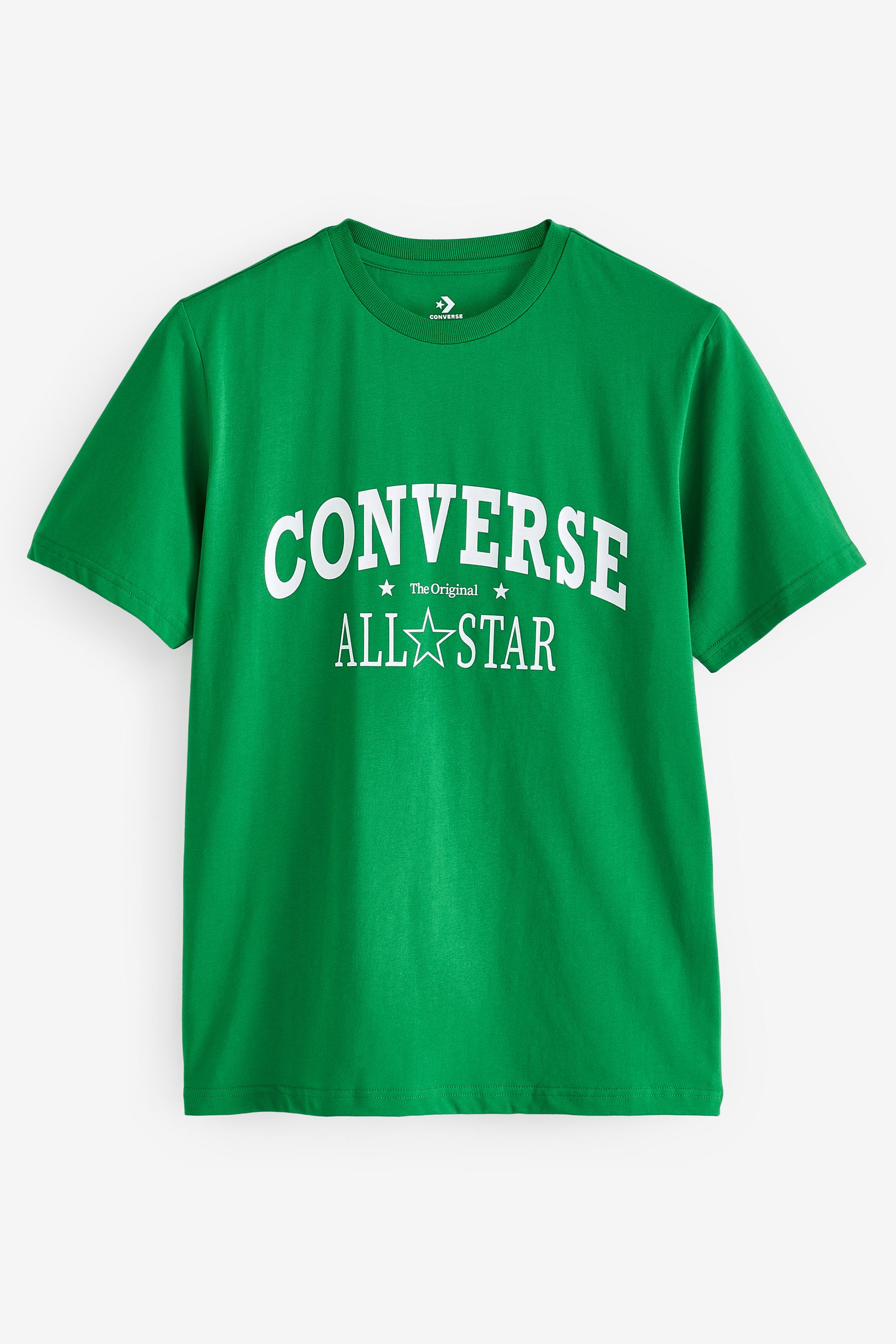 Buy Converse Green 100 Cotton Retro Chuck Simply Vintage T Shirt from Next Luxembourg