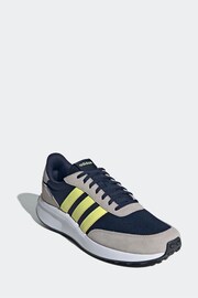 adidas Blue Sportswear Run 70S Lifestyle Running Trainers - Image 4 of 8