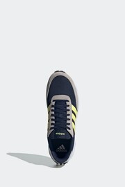 adidas Blue Sportswear Run 70S Lifestyle Running Trainers - Image 5 of 8