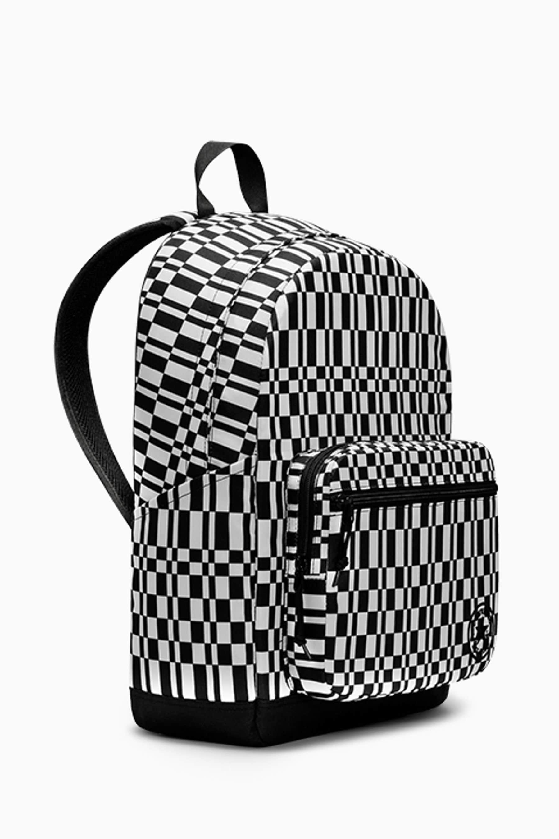 White checkered backpack purse new arrivals