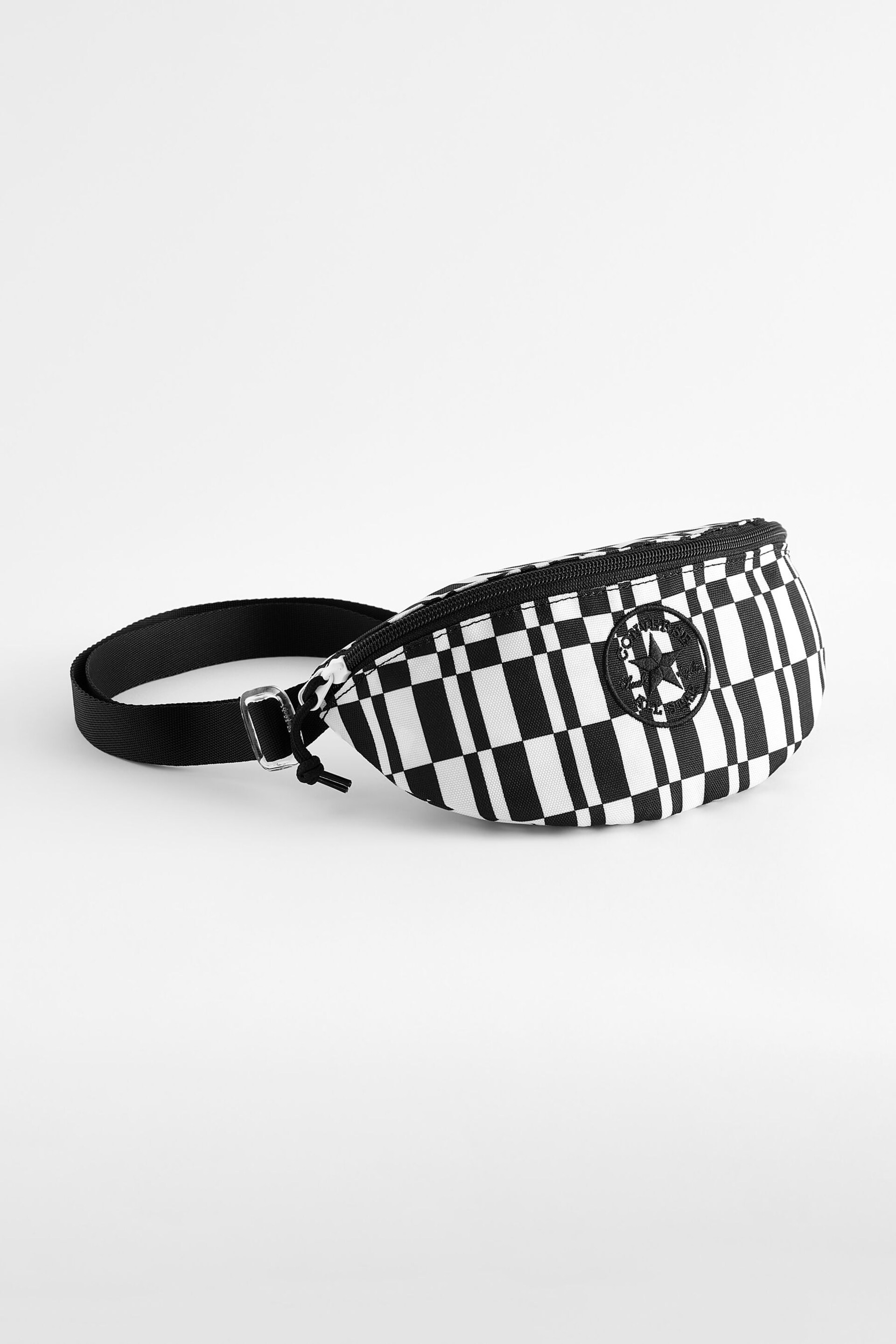 Converse Black Printed Graphic Sling Pack Bag - Image 1 of 6