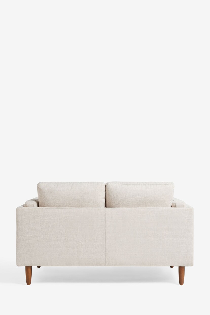 Tweedy Plain Light Natural Kayden Compact 2 Seater Sofa In A Box - Image 4 of 6