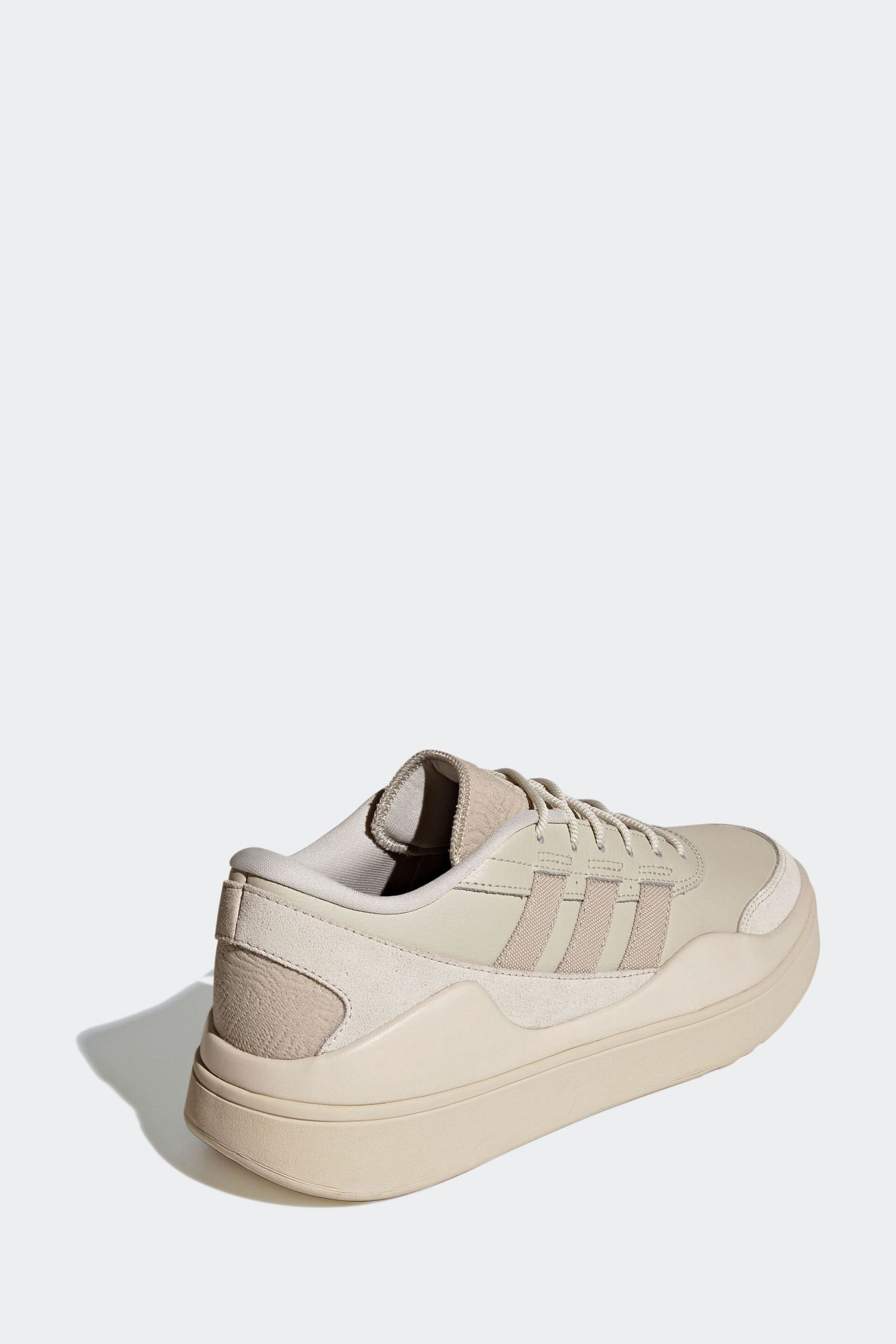 adidas Cream Sportswear Osade Trainers - Image 4 of 9