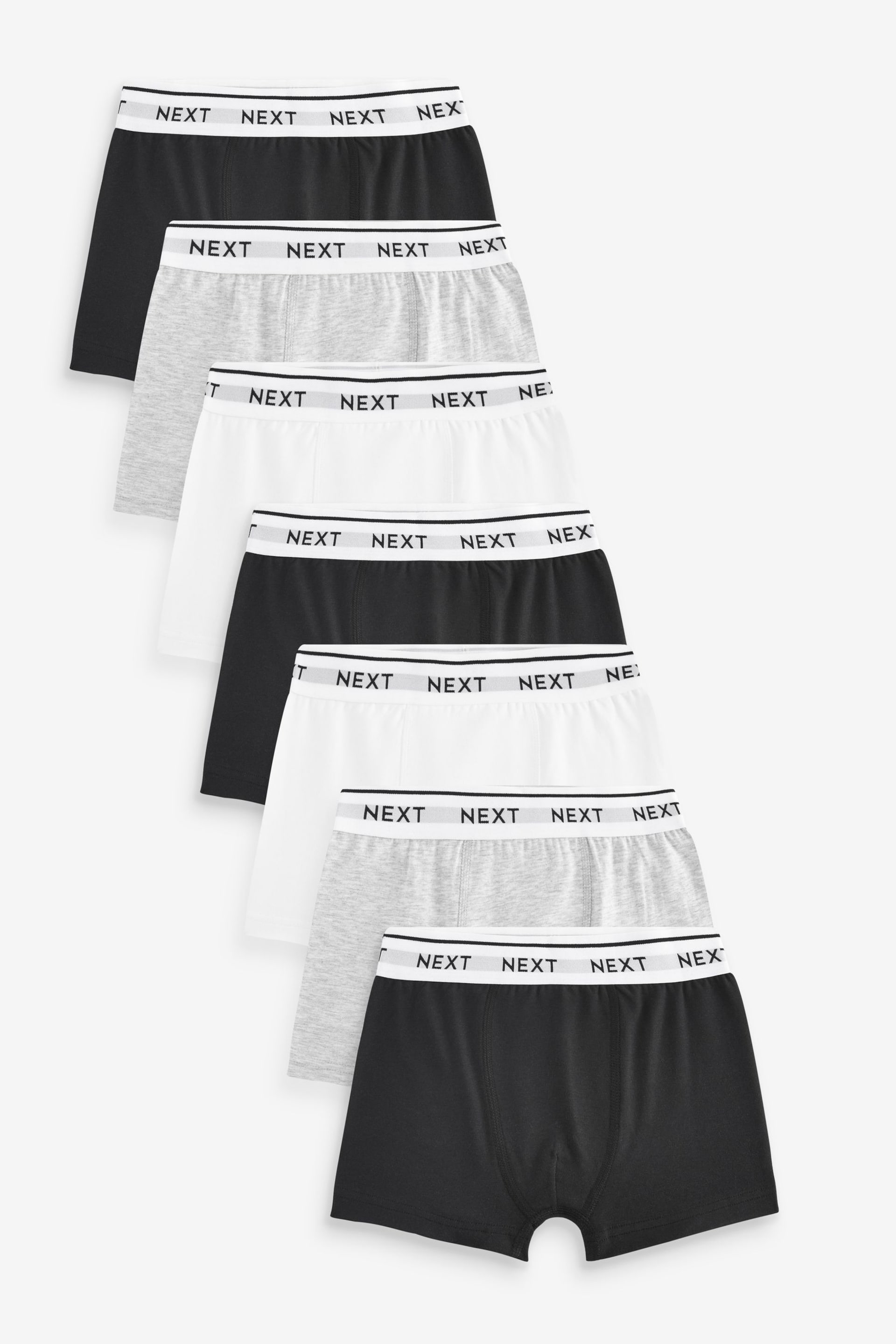 Monochrome Trunks 7 Pack (2-16yrs) - Image 1 of 3