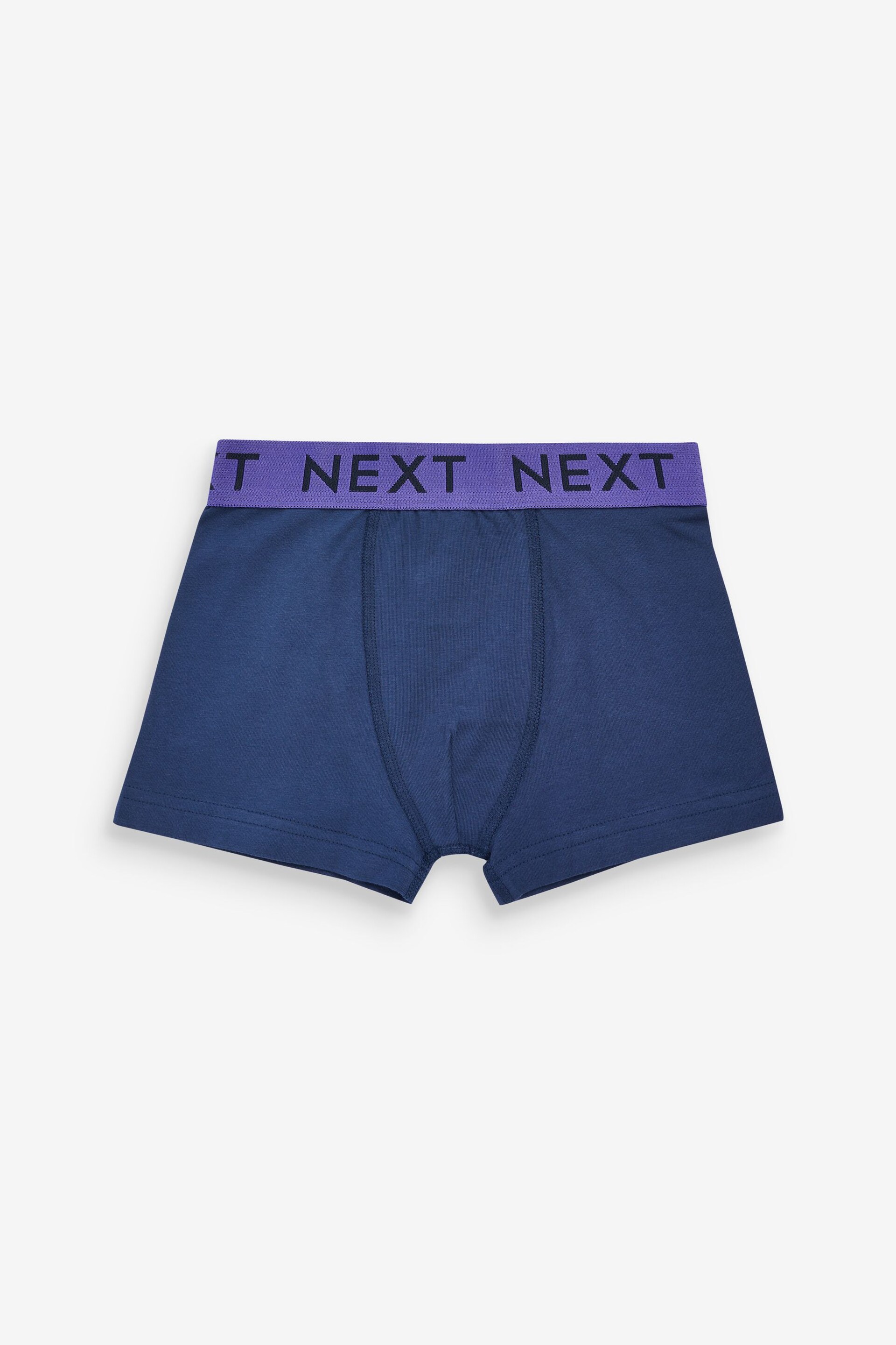 Navy Bright Waistband Trunks 10 Pack (1.5-16yrs) - Image 3 of 11
