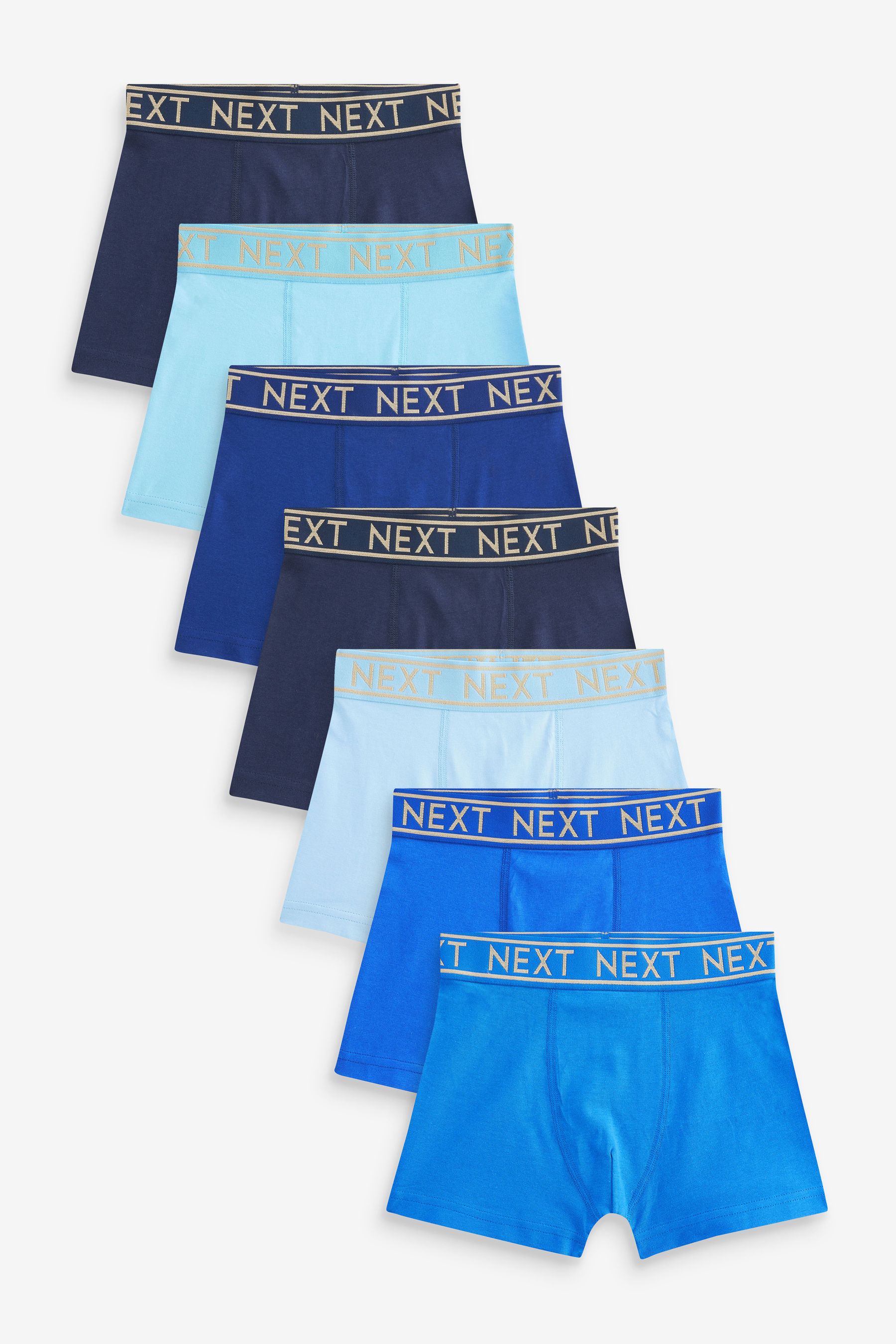 Buy Cobalt Blue Trunks 7 Pack 2 16yrs from the Next UK online shop