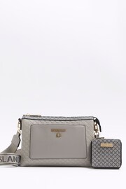 River Island Grey Contrast Cross-Body Bag - Image 2 of 5