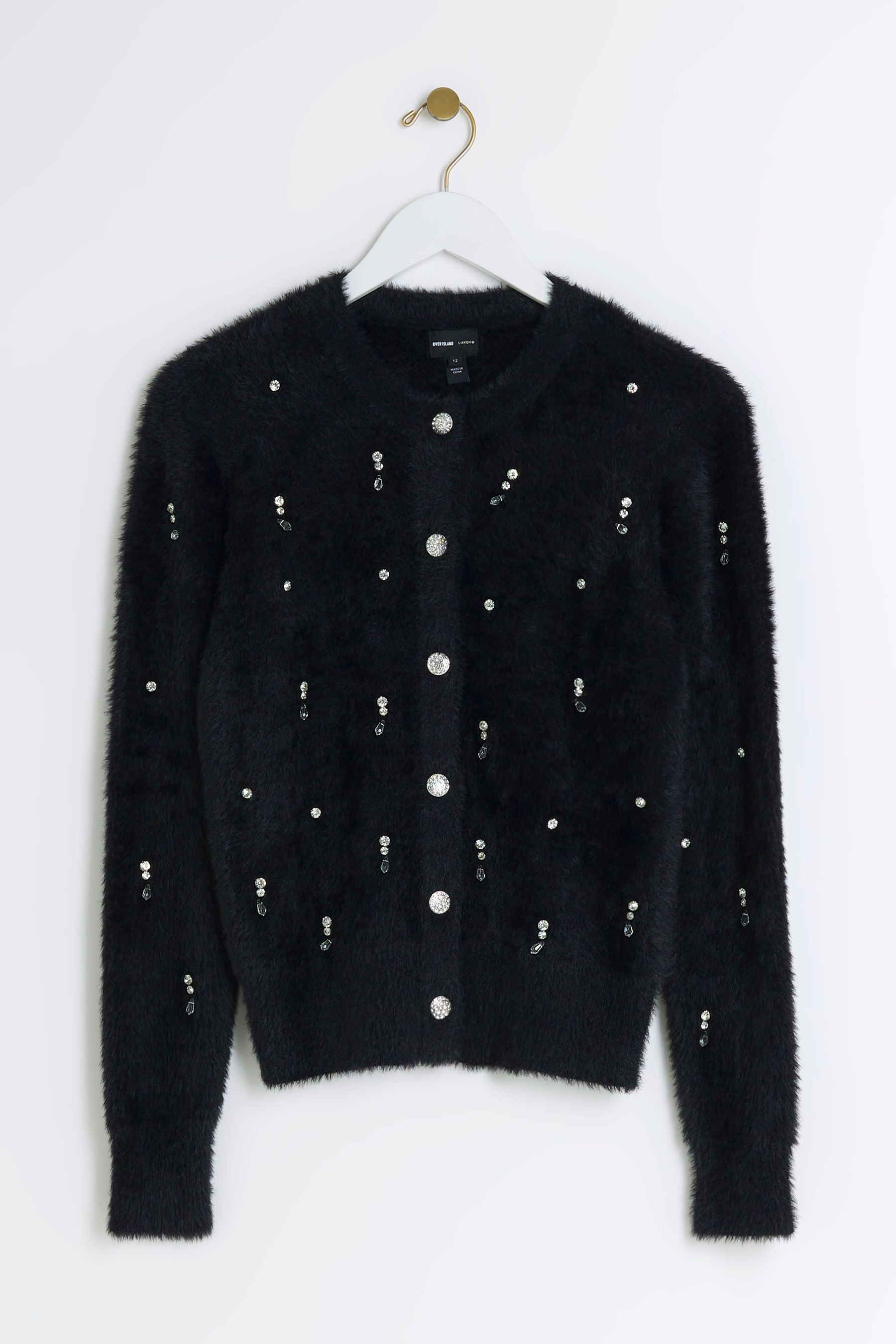 Black beaded cardigan deals