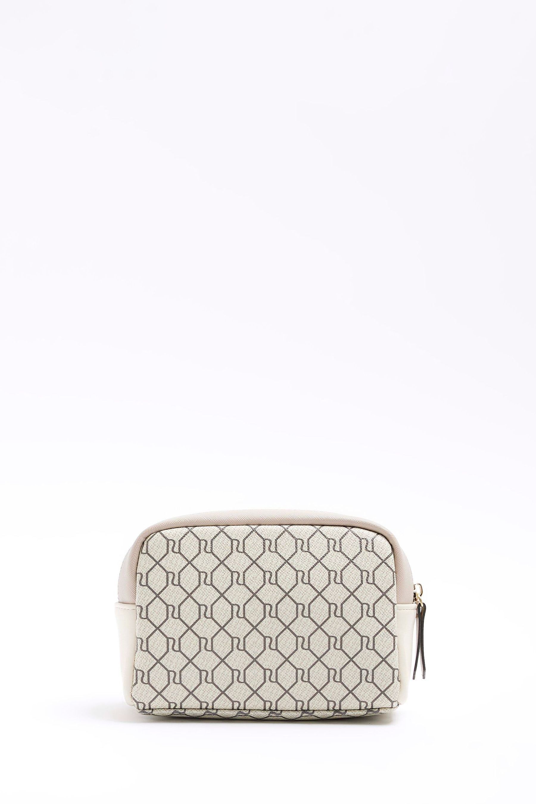 River Island Monogram Make Up Bag