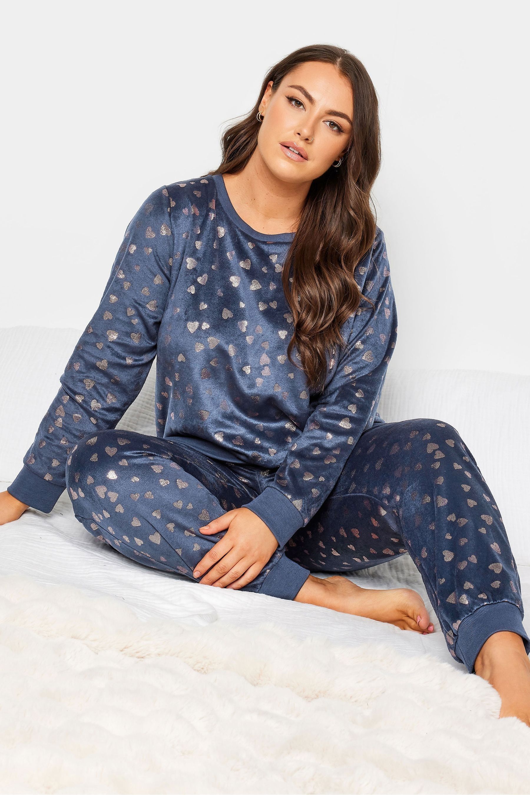 Acheter Pyjama de salon a imprime feuille Yours Curve from Next Luxembourg