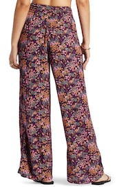 Roxy Forever and a Day Floral Printed Black Trousers - Image 3 of 5