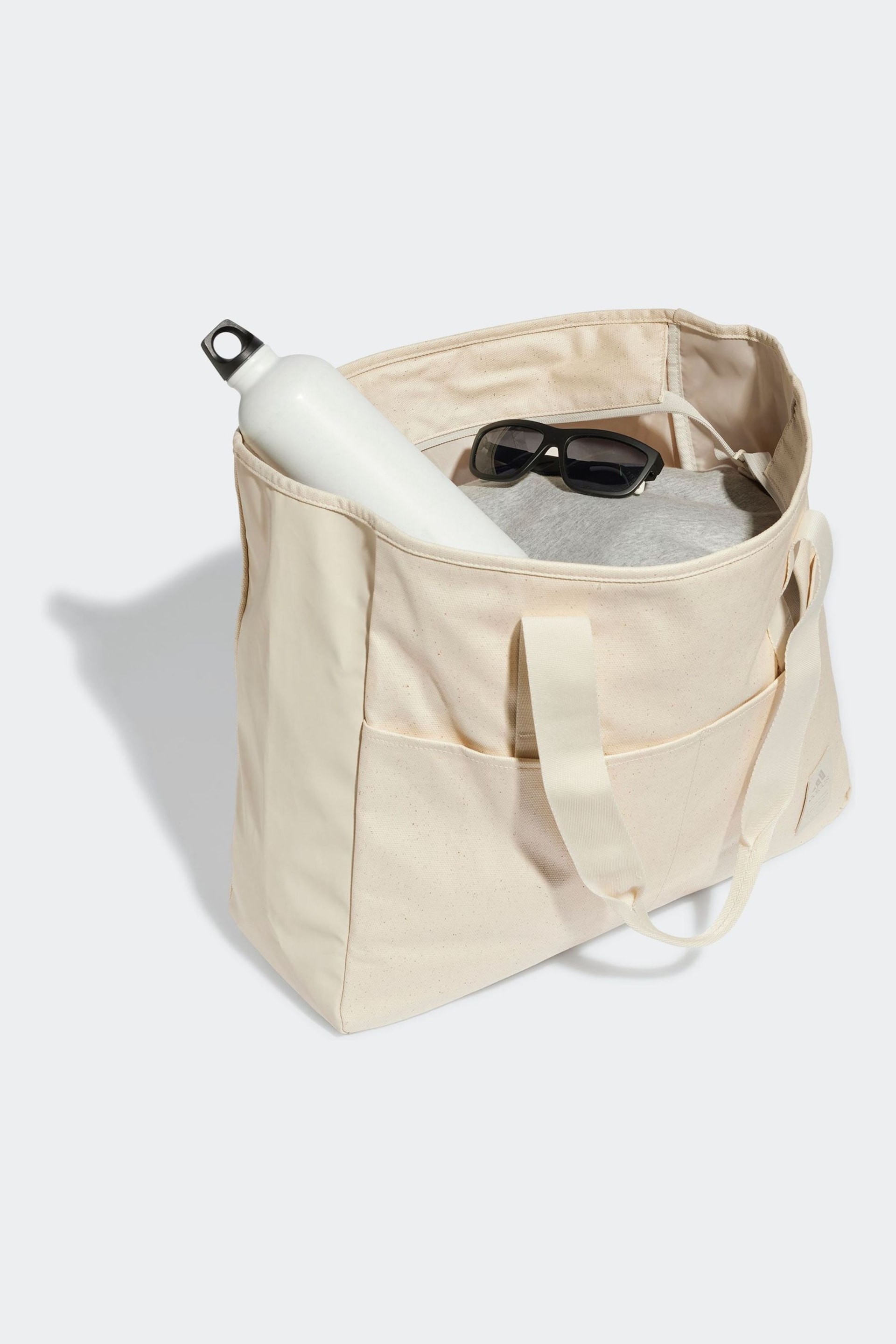 adidas Cream Performance Lounge Tote Bag - Image 3 of 5