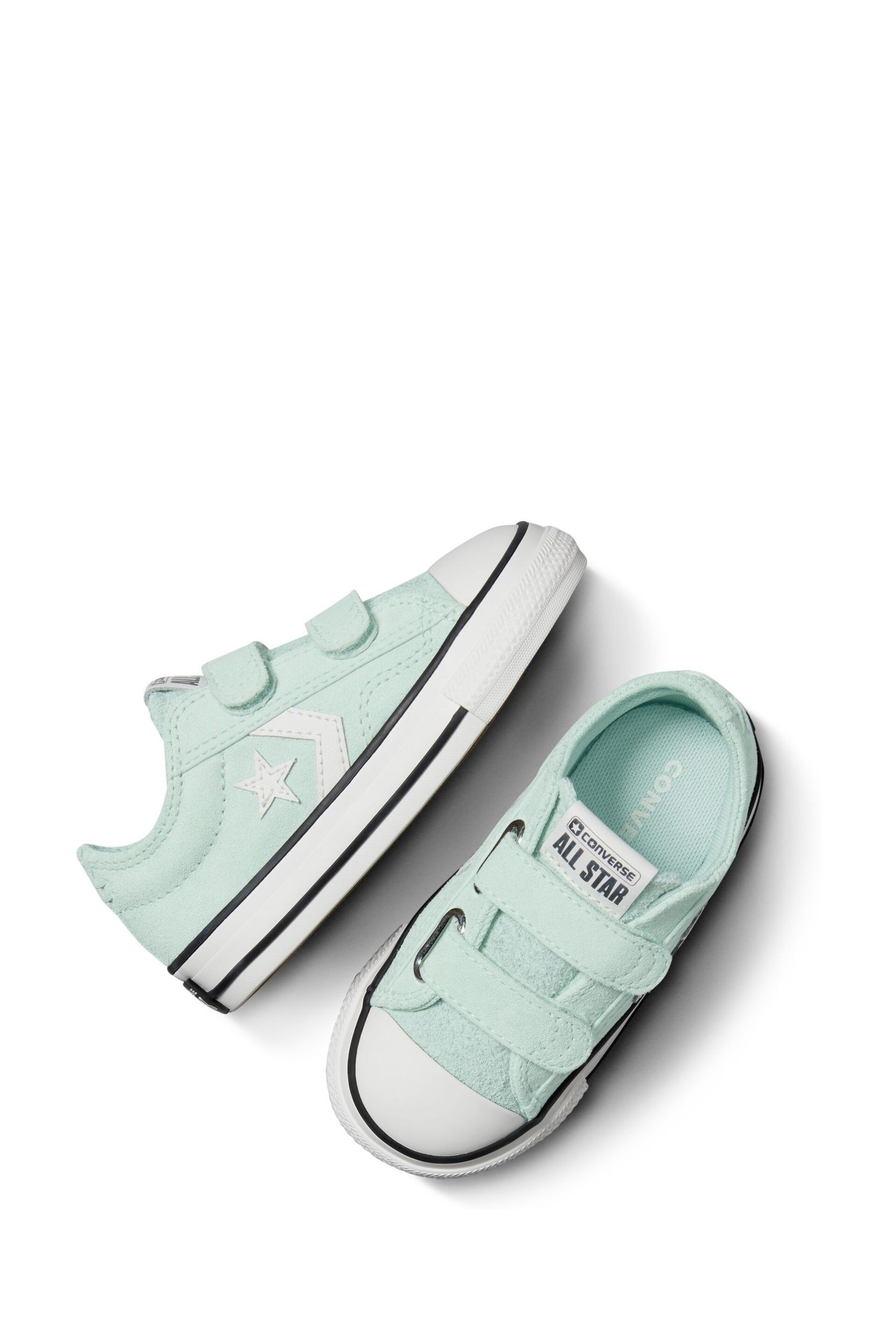 Converse Green Star Player 76 2V Ox Trainers - Image 6 of 9