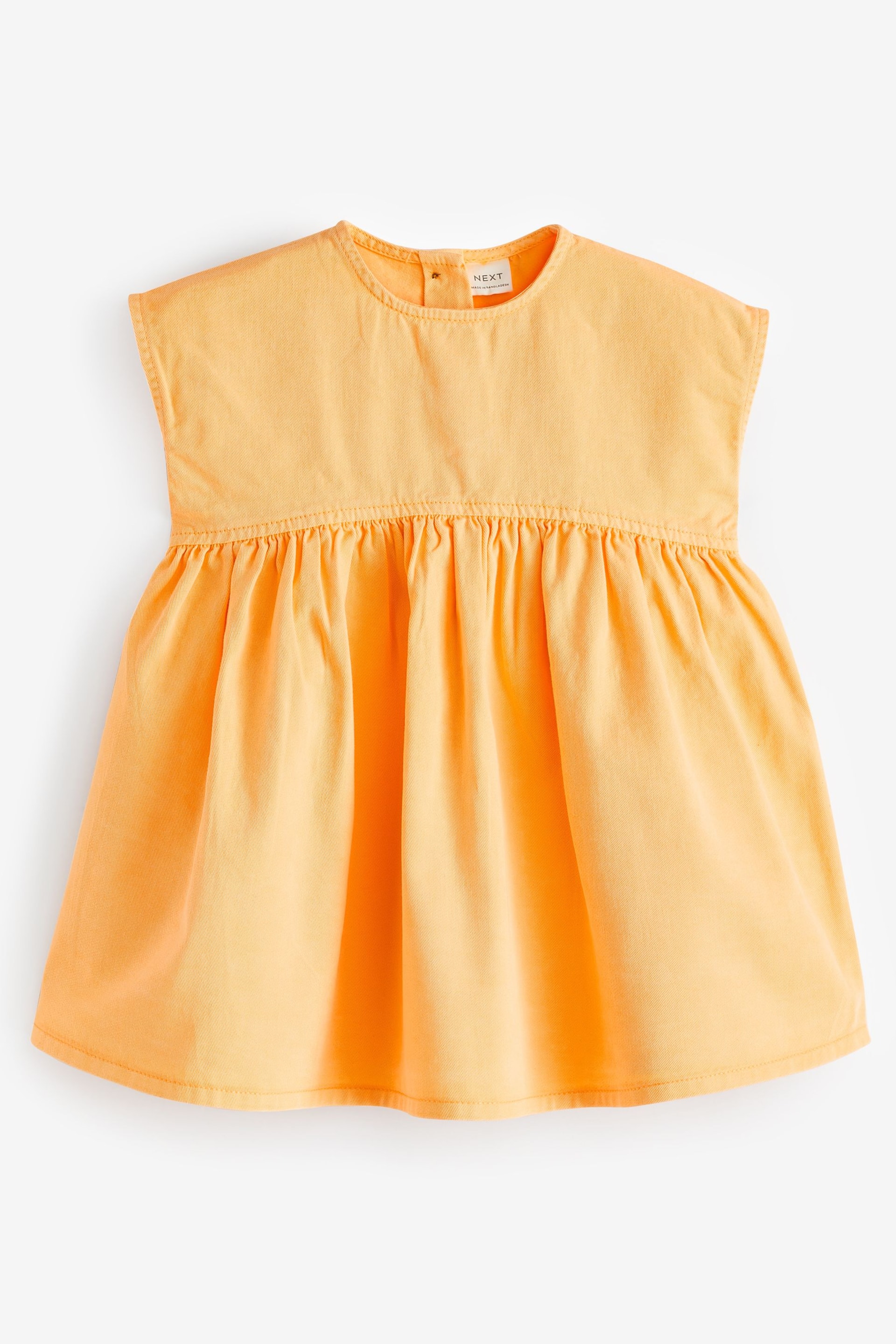 Orange Boxy Cotton Dress (3mths-7yrs) - Image 7 of 8