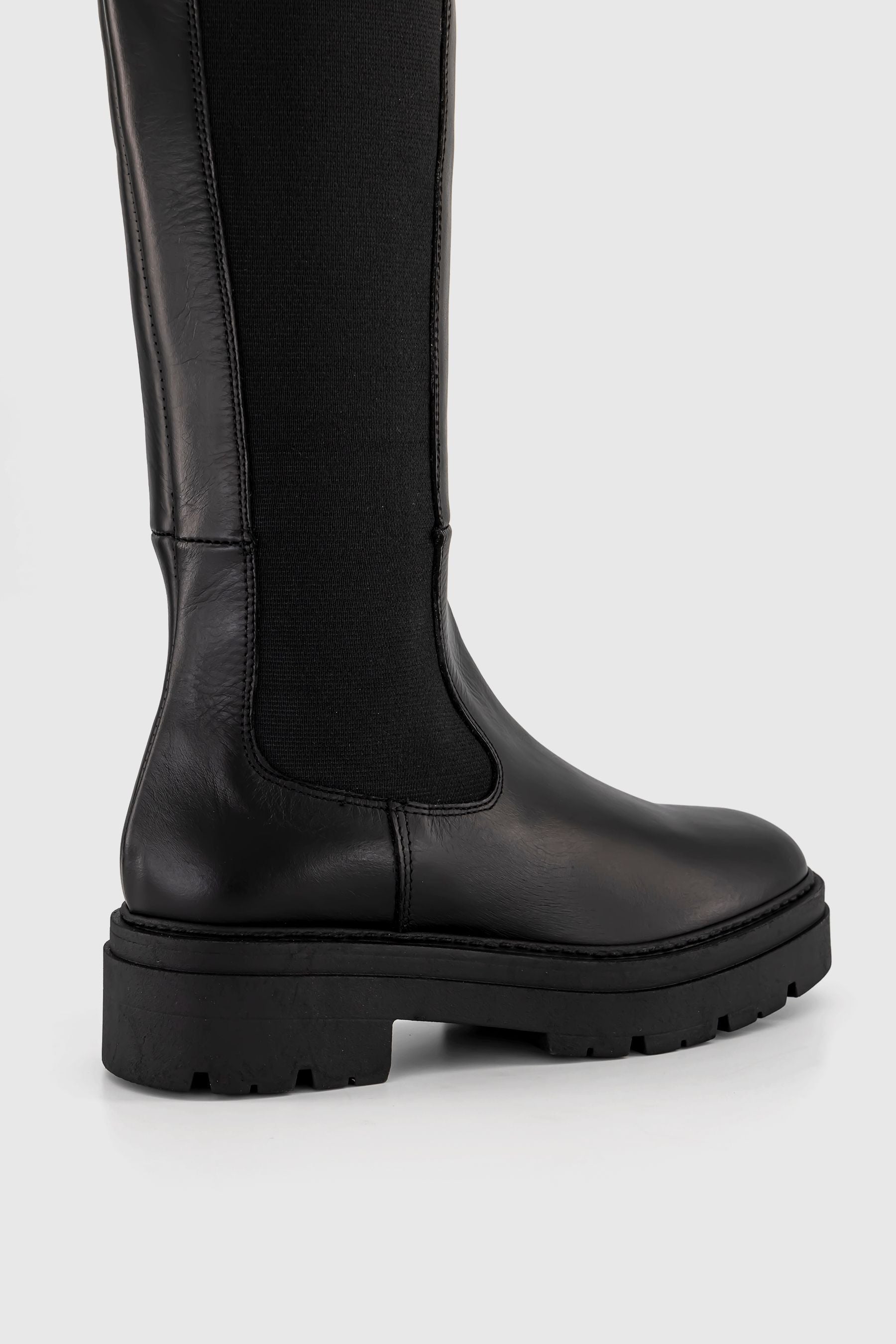 Buy Office Black Knee High Kamilla Chelsea Boots from Next Luxembourg