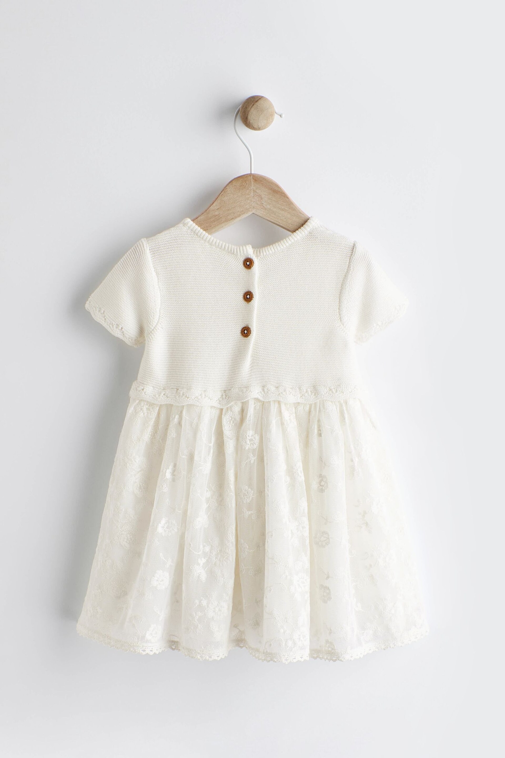 Ecru Occasion Baby Dress (0mths-2yrs) - Image 2 of 6