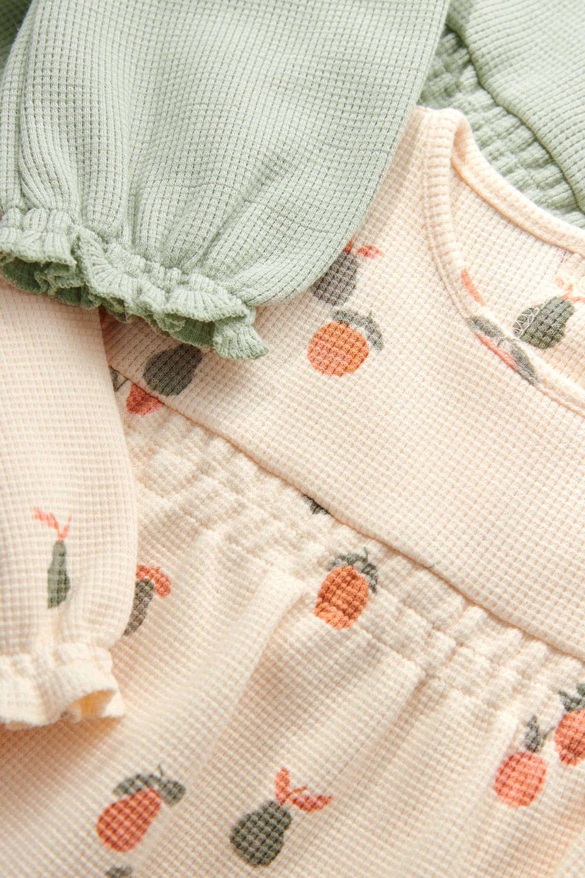 Sage Green Jersey Baby Bloomer Rompers 2 Pack (0mths-2yrs) - Image 8 of 8