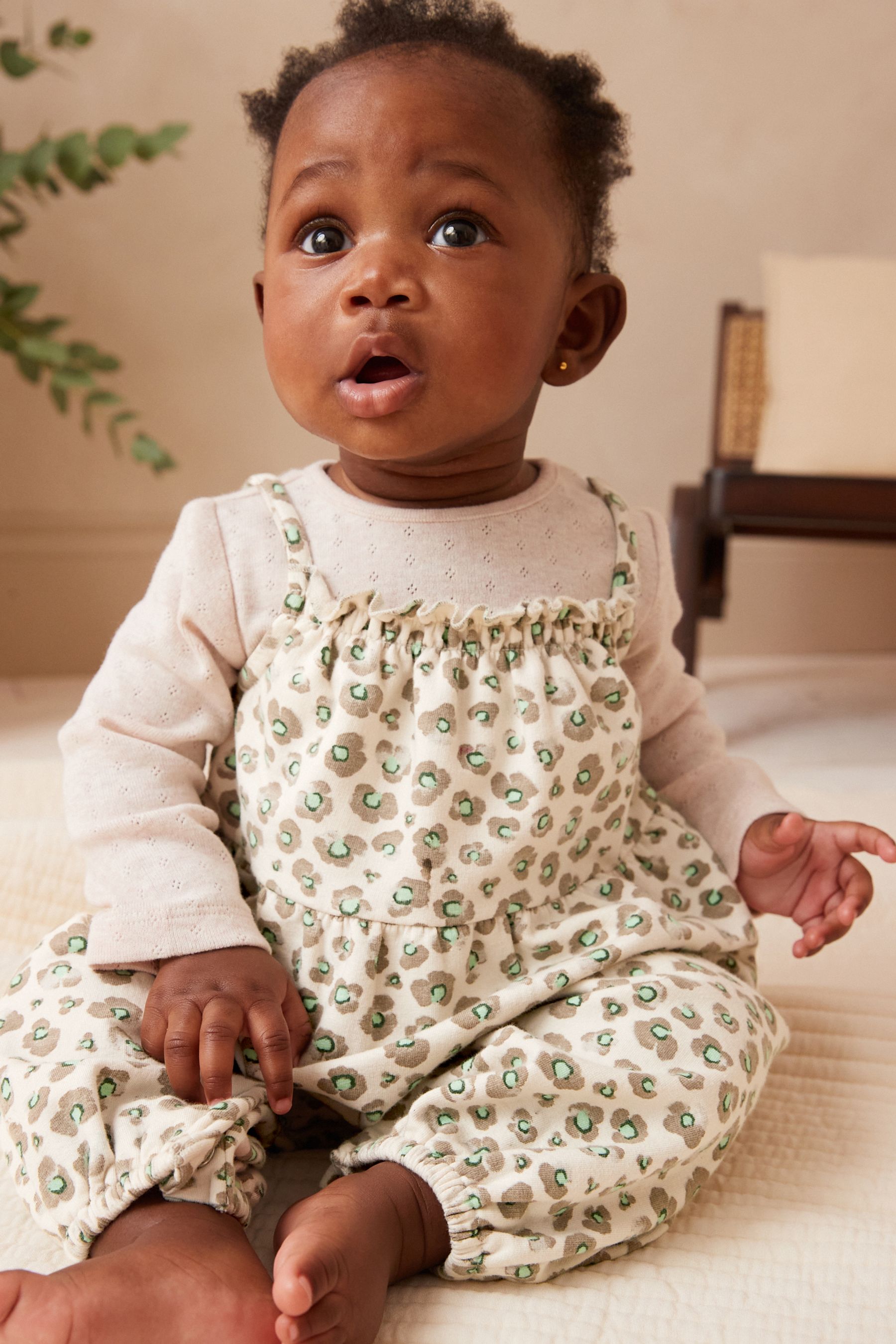 Leopard dungaree outlet