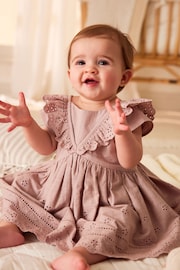 Mink Pink Baby Broderie Dress (0mths-2yrs) - Image 1 of 12