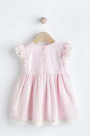 Pink Stripe Baby Dress (0mths-2yrs) - Image 2 of 6