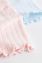 Pink & Blue Baby Jersey Dress 2 Pack (0mths-3yrs) - Image 5 of 7