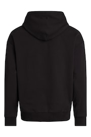 Calvin Klein Black Hero Logo Comfort Hoodie - Image 2 of 3