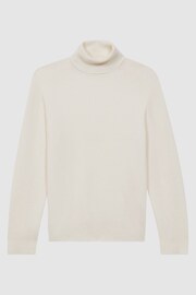 Reiss Ecru Skipton Slim Fit Wool Roll Neck Jumper - Image 2 of 4