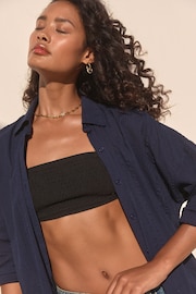 Navy Maxi Beach Shirt Cover-Up - Image 3 of 7