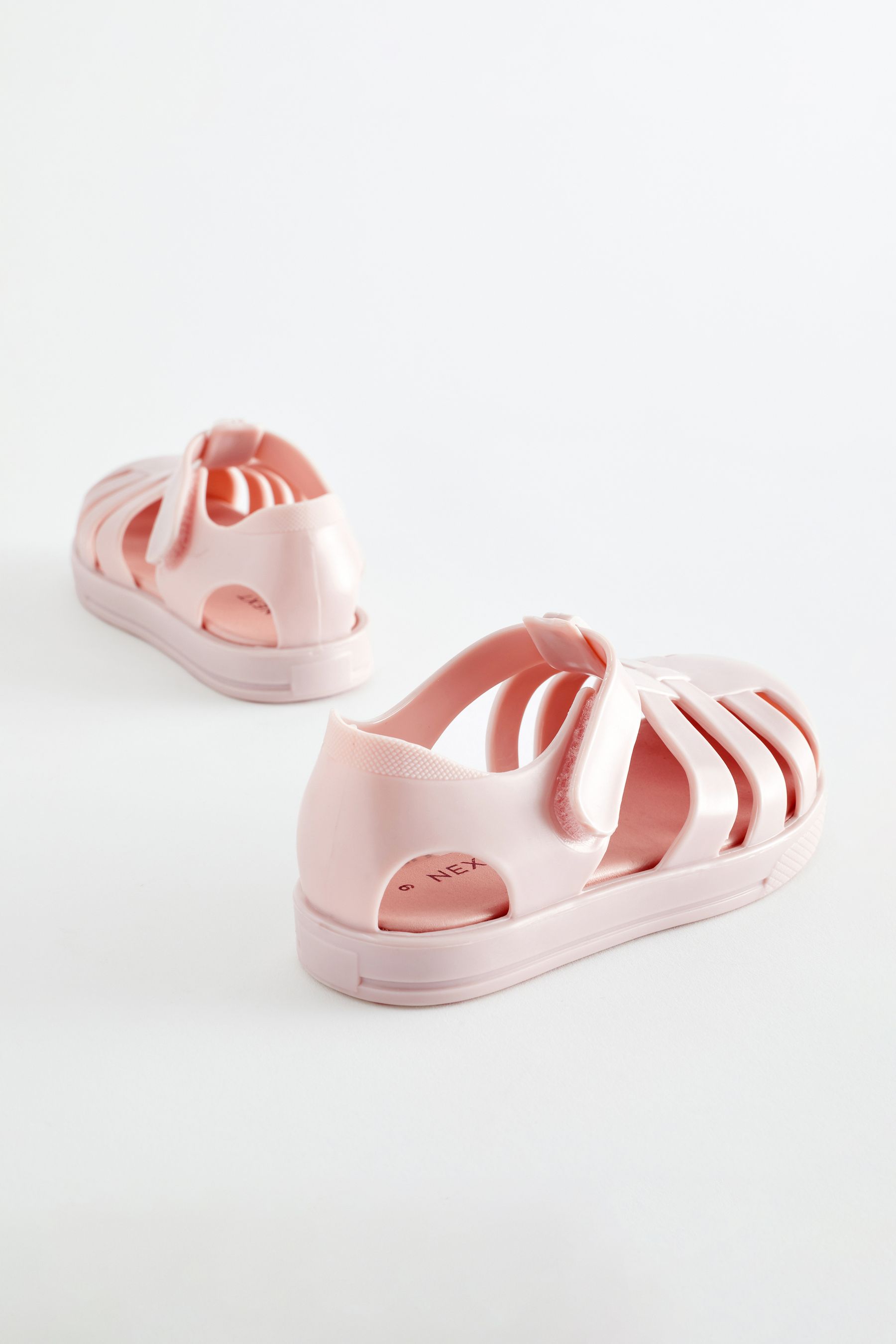 Pink Jelly Fisherman Sandals