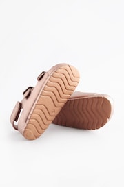 Rose Gold Two Strap Sandals - Image 4 of 6