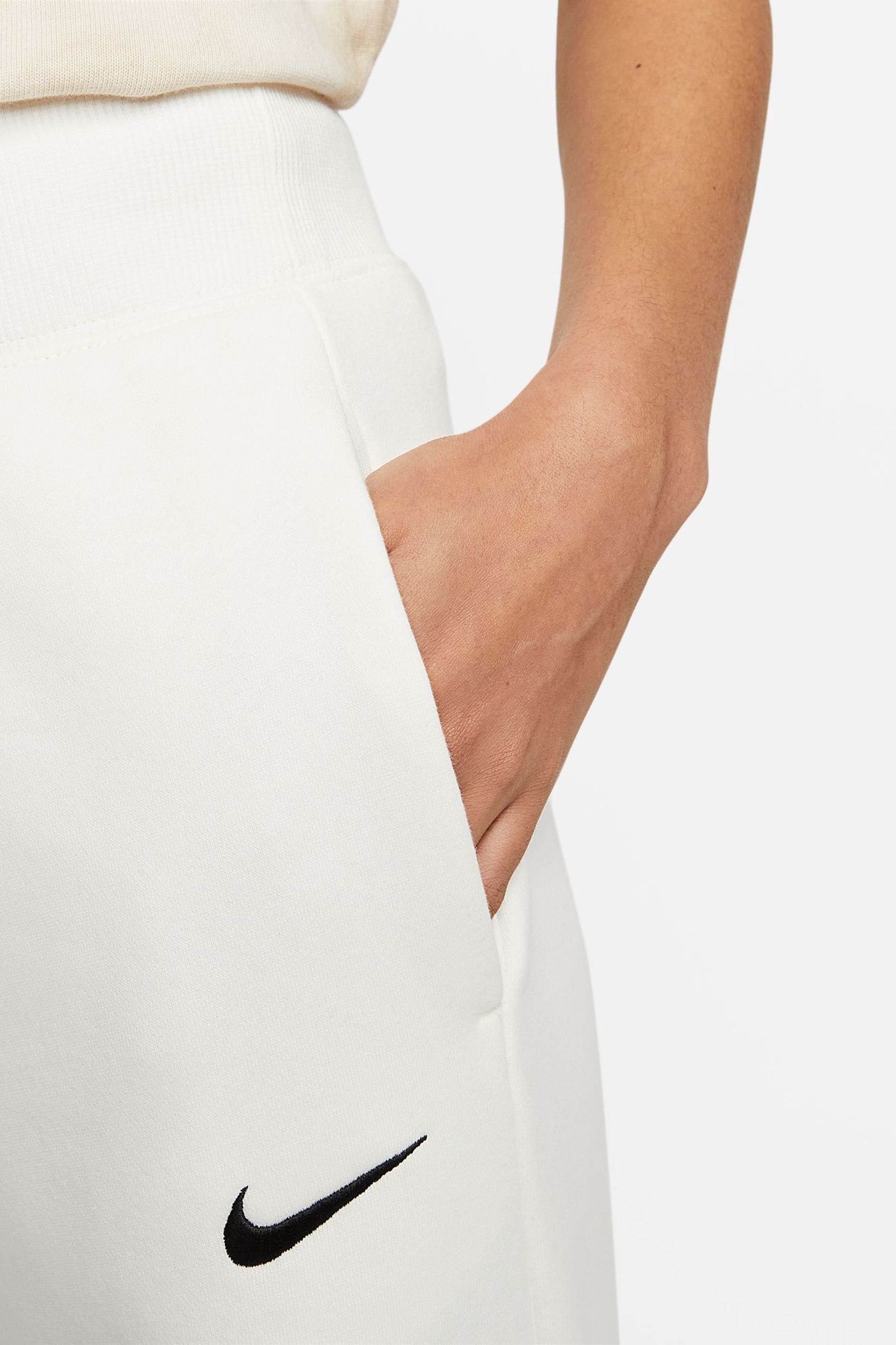 Nike Sail Phoenix Fleece High Waisted Wide Leg Joggers