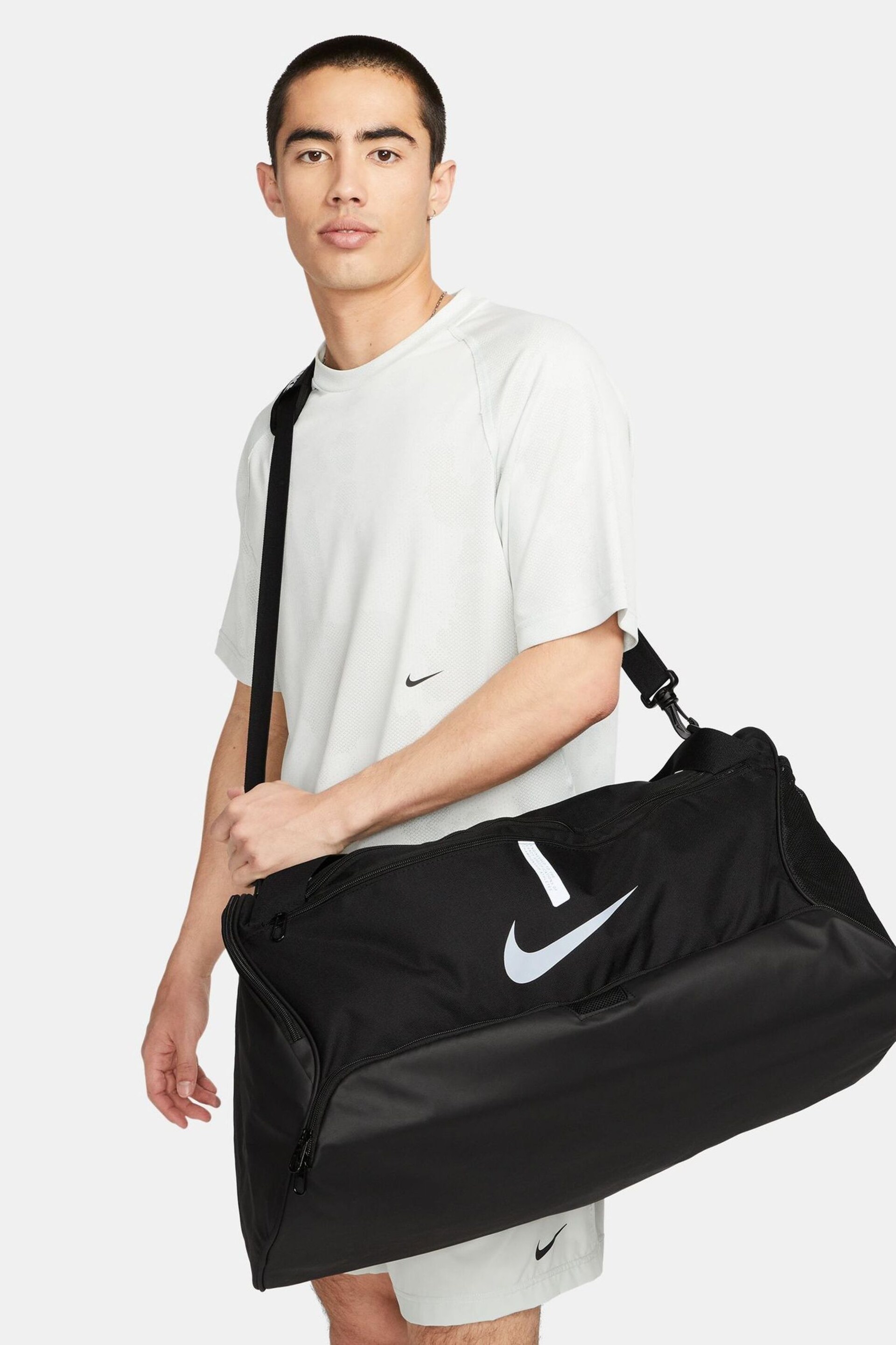 Nike Black Medium Academy Team Football Duffel Bag 60L - Image 1 of 10