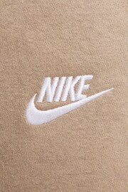 Nike Brown Club Joggers - Image 6 of 10