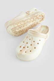 Neutral Marble Chunky Clogs - Image 5 of 6