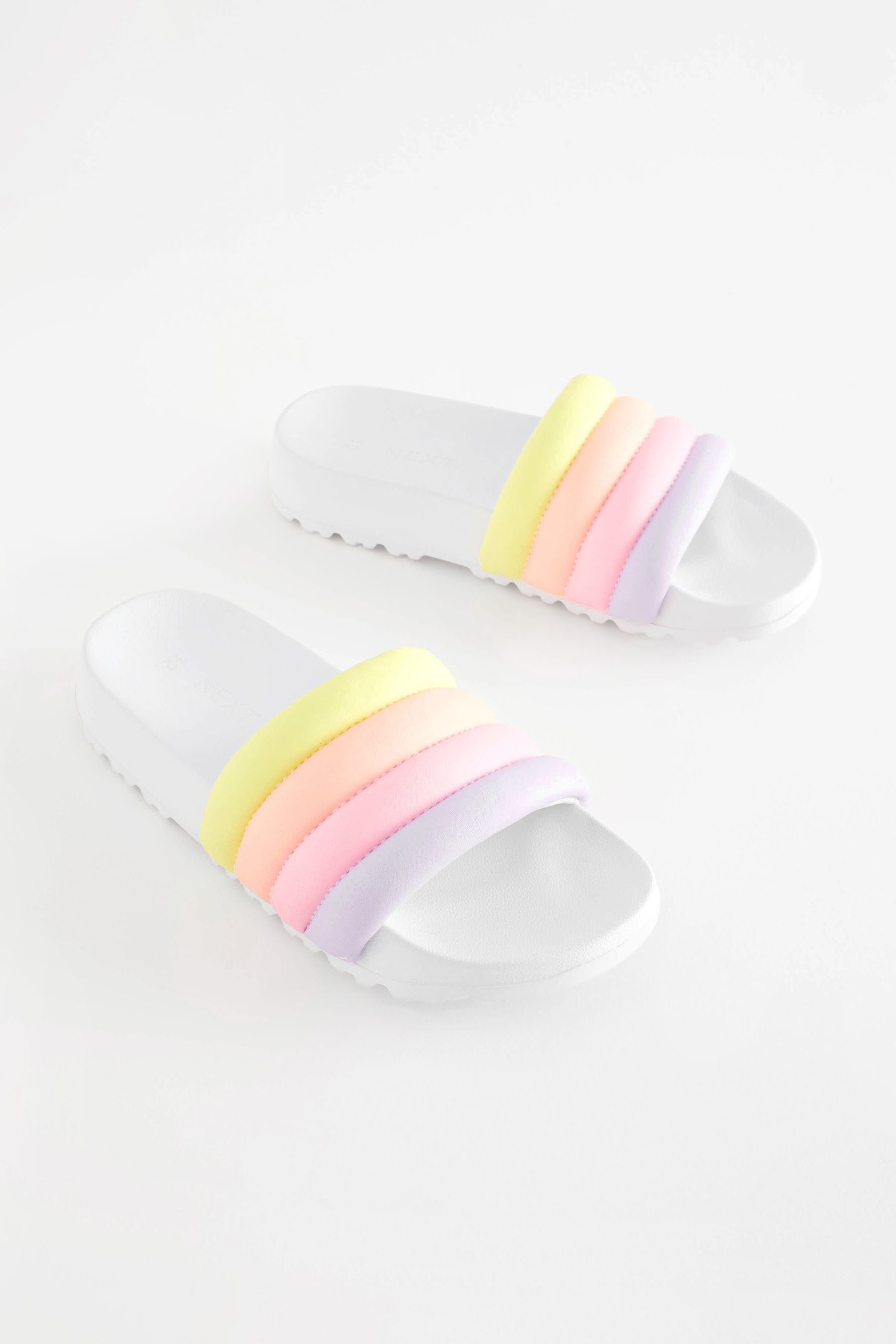 NEXT Multicolour Rainbow Sliders us7 Girls