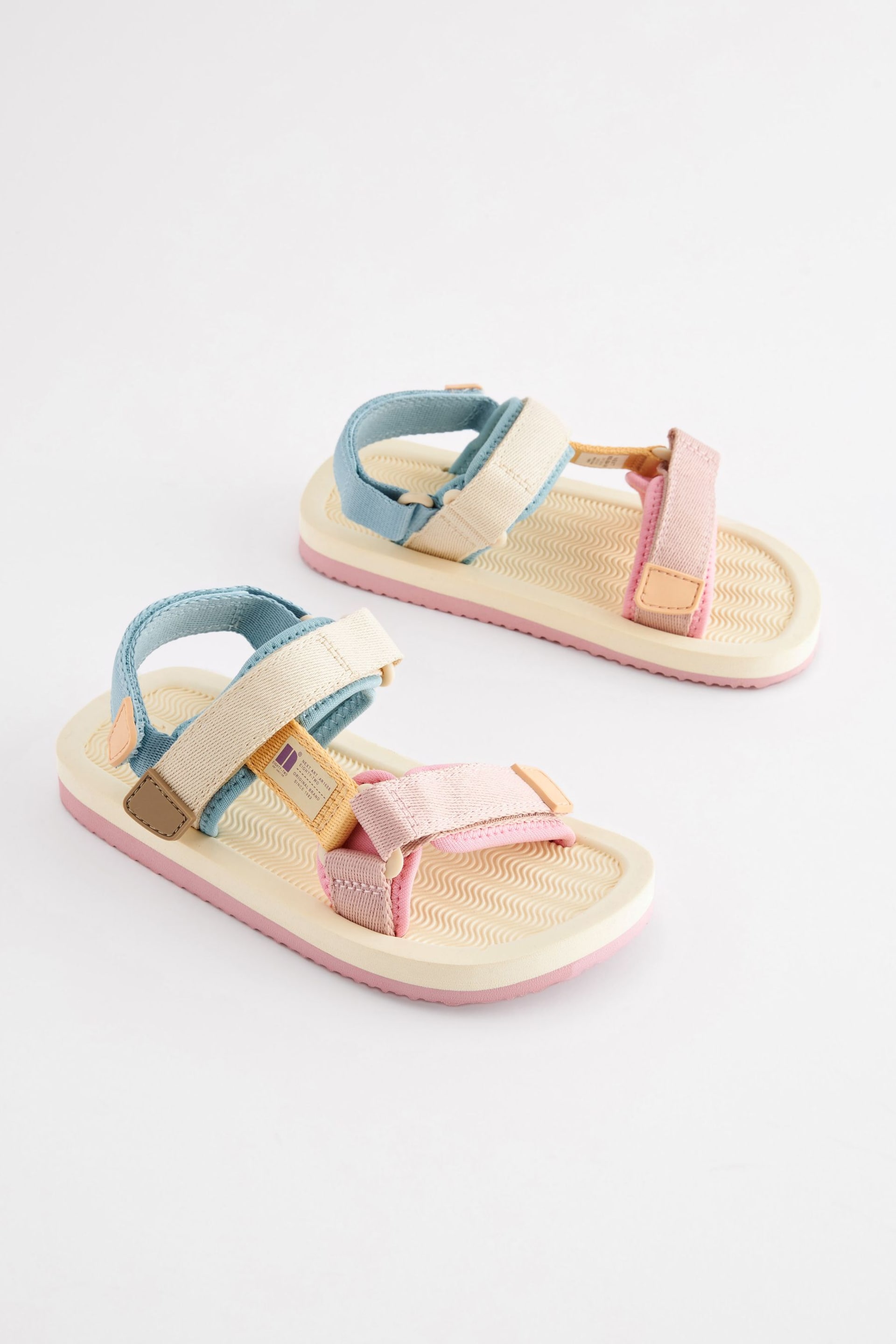 Neutral Pastel Mix Trekker Sandals - Image 2 of 6