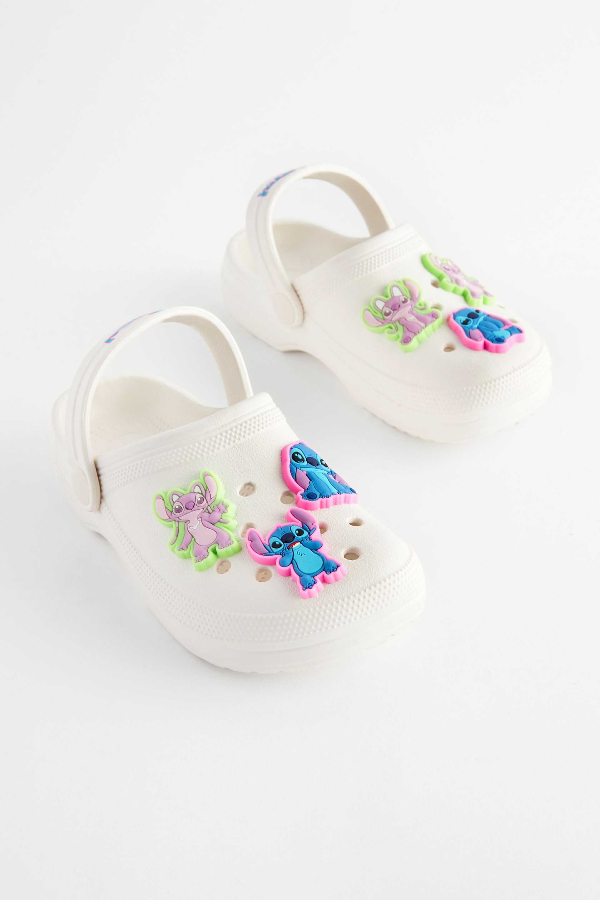 White Lilo & Stitch Clogs - Image 6 of 9