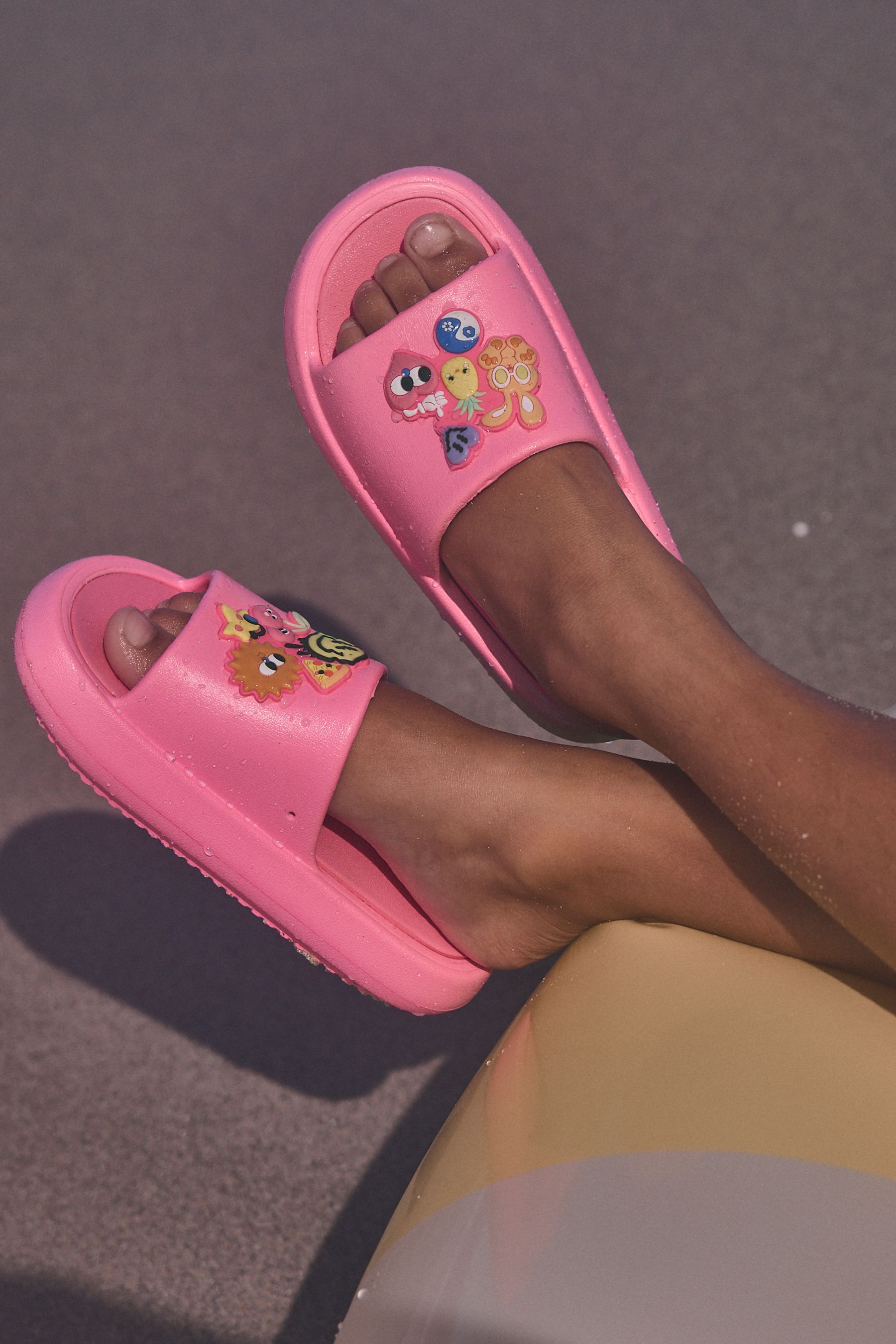 Vivienne westwood sliders pink cheap