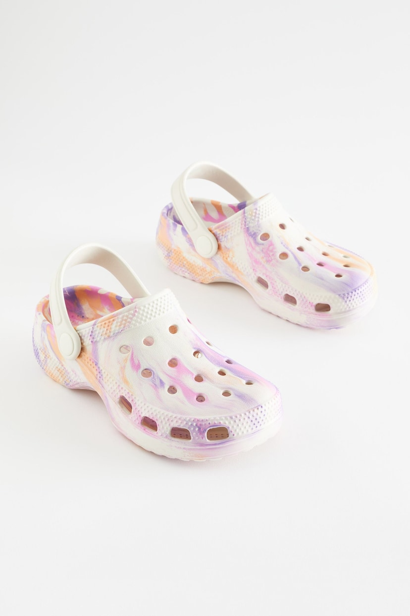 Purple Marble Clogs - Image 4 of 8