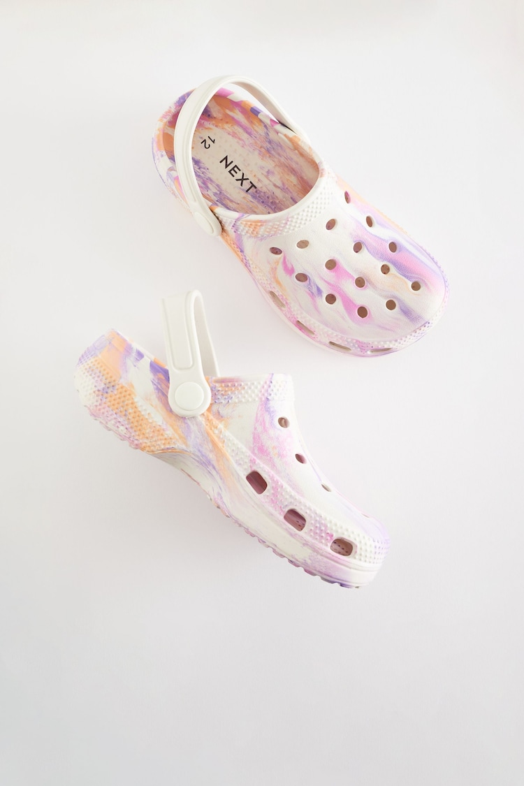 Purple Marble Clogs - Image 6 of 8