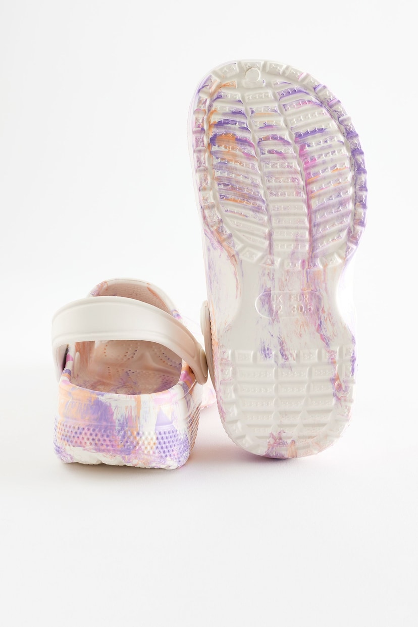 Purple Marble Clogs - Image 7 of 8