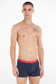 Tommy Hilfiger Sky Blue Premium Essentials Trunks 3 Pack - Image 5 of 7