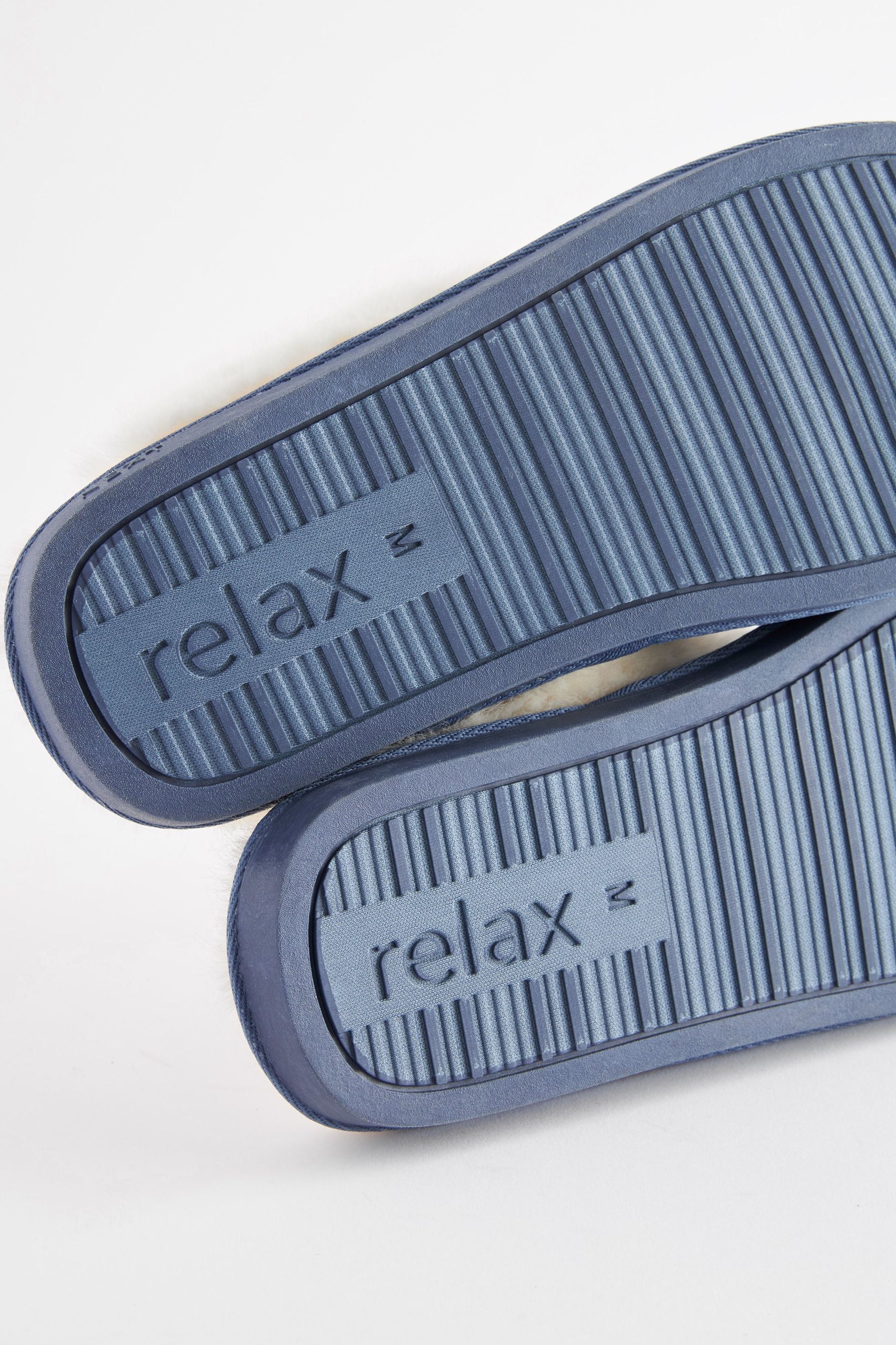 Blue mule slippers clearance