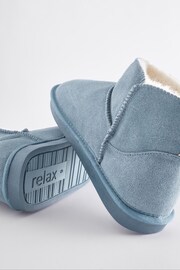 Blue Suede Boot Slippers - Image 6 of 7