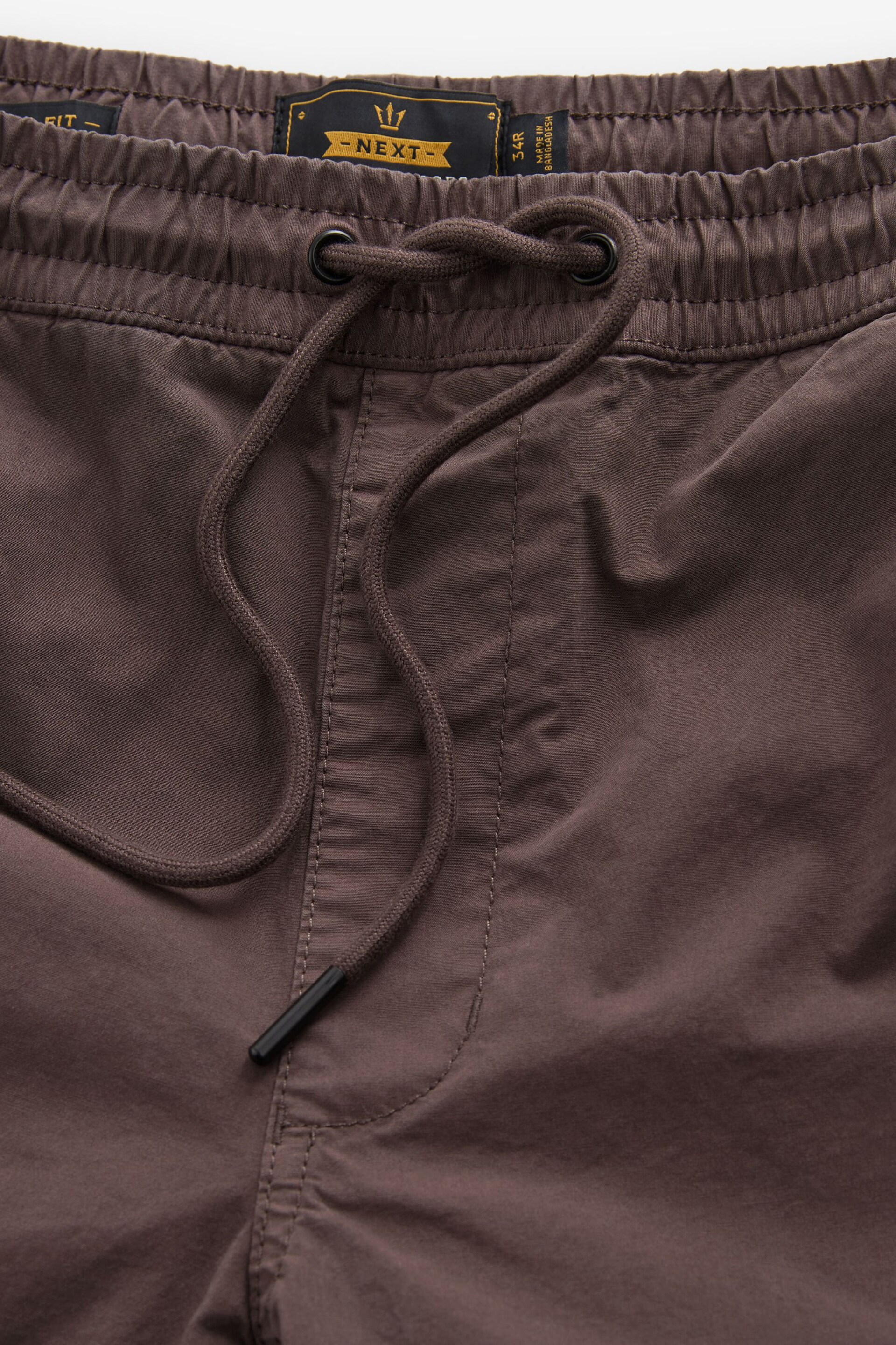 Purple Regular Tapered Stretch Utility Cargo Trousers - Image 3 of 6