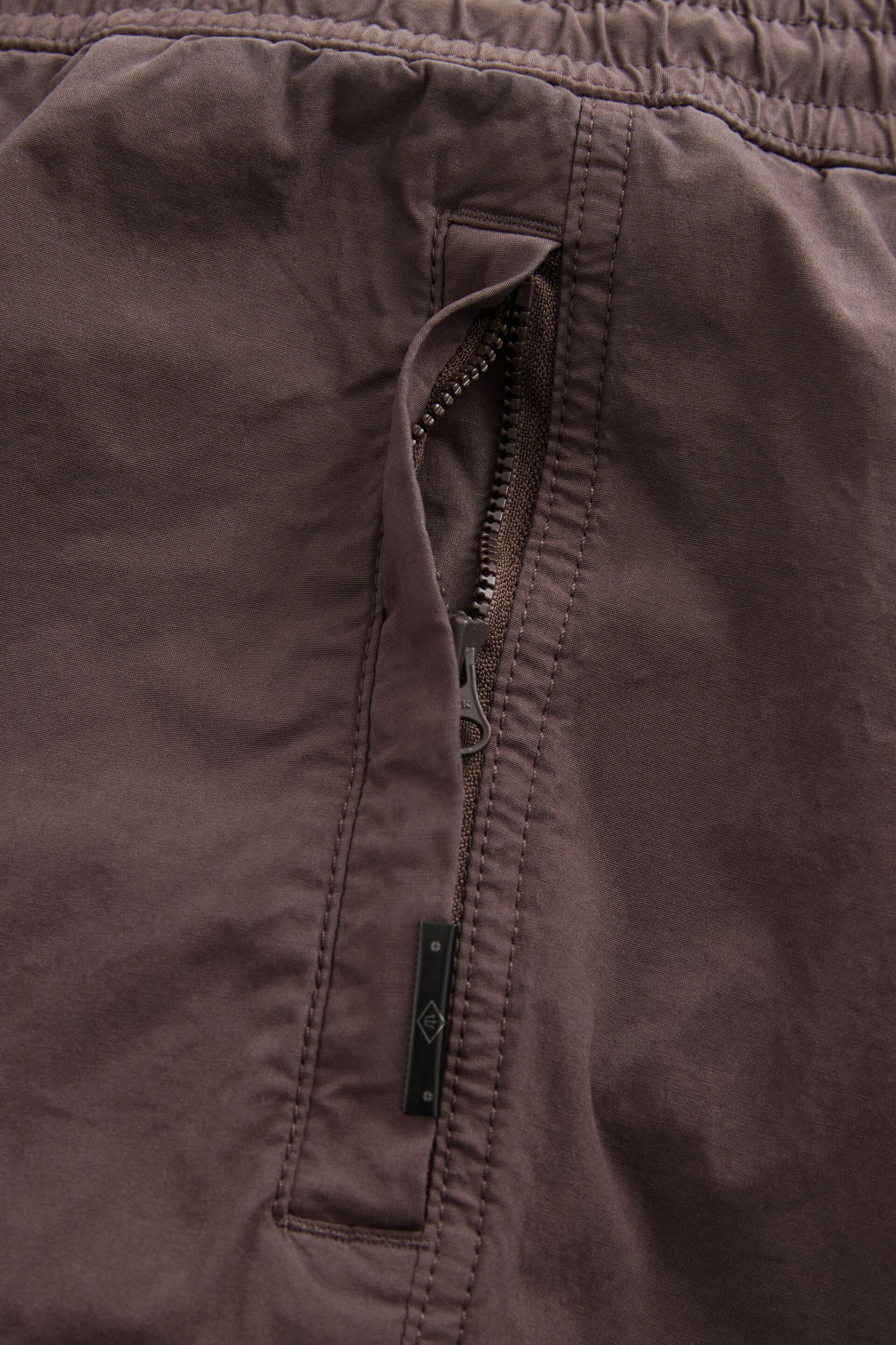 Purple Regular Tapered Stretch Utility Cargo Trousers - Image 4 of 6