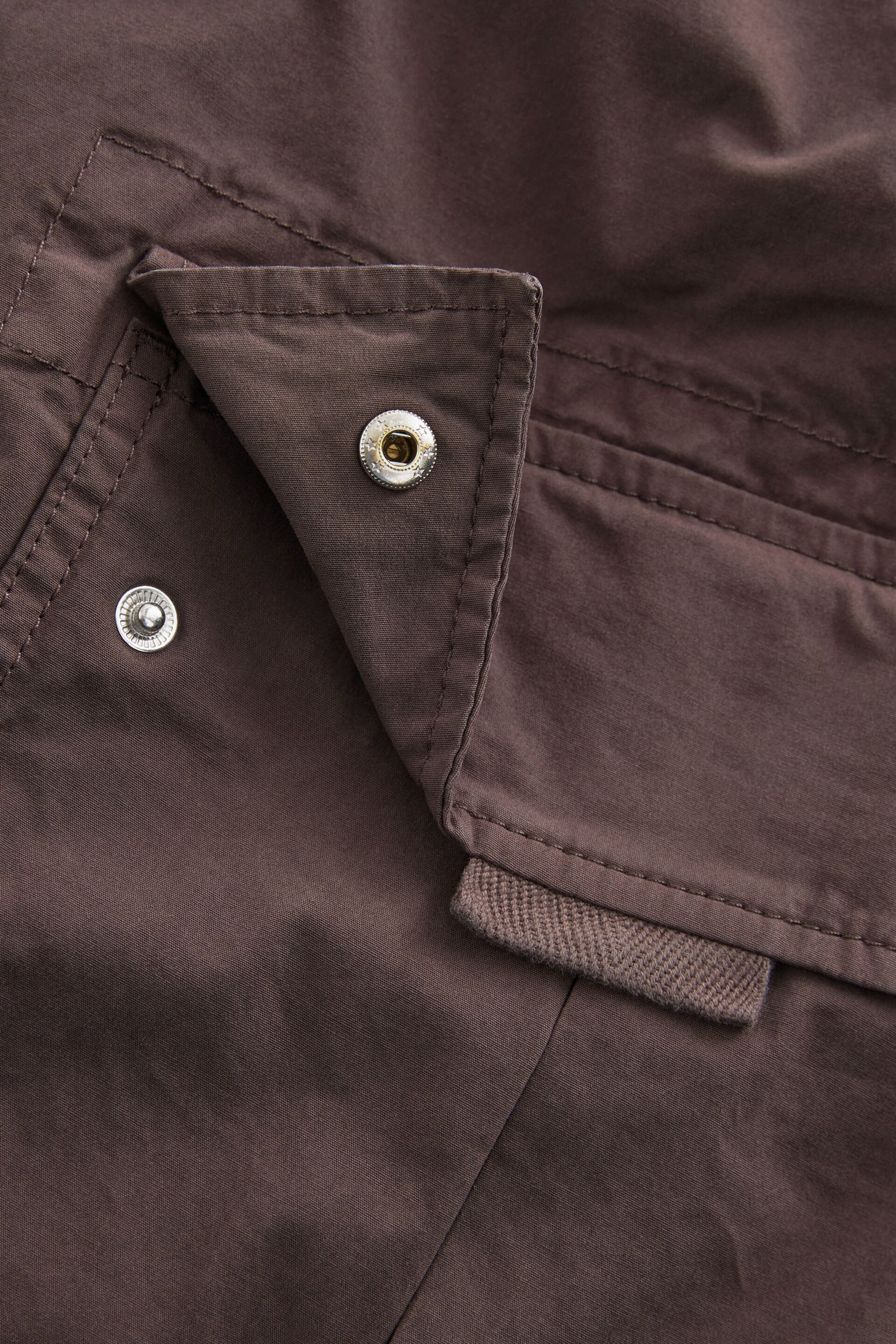 Purple Regular Tapered Stretch Utility Cargo Trousers - Image 5 of 6