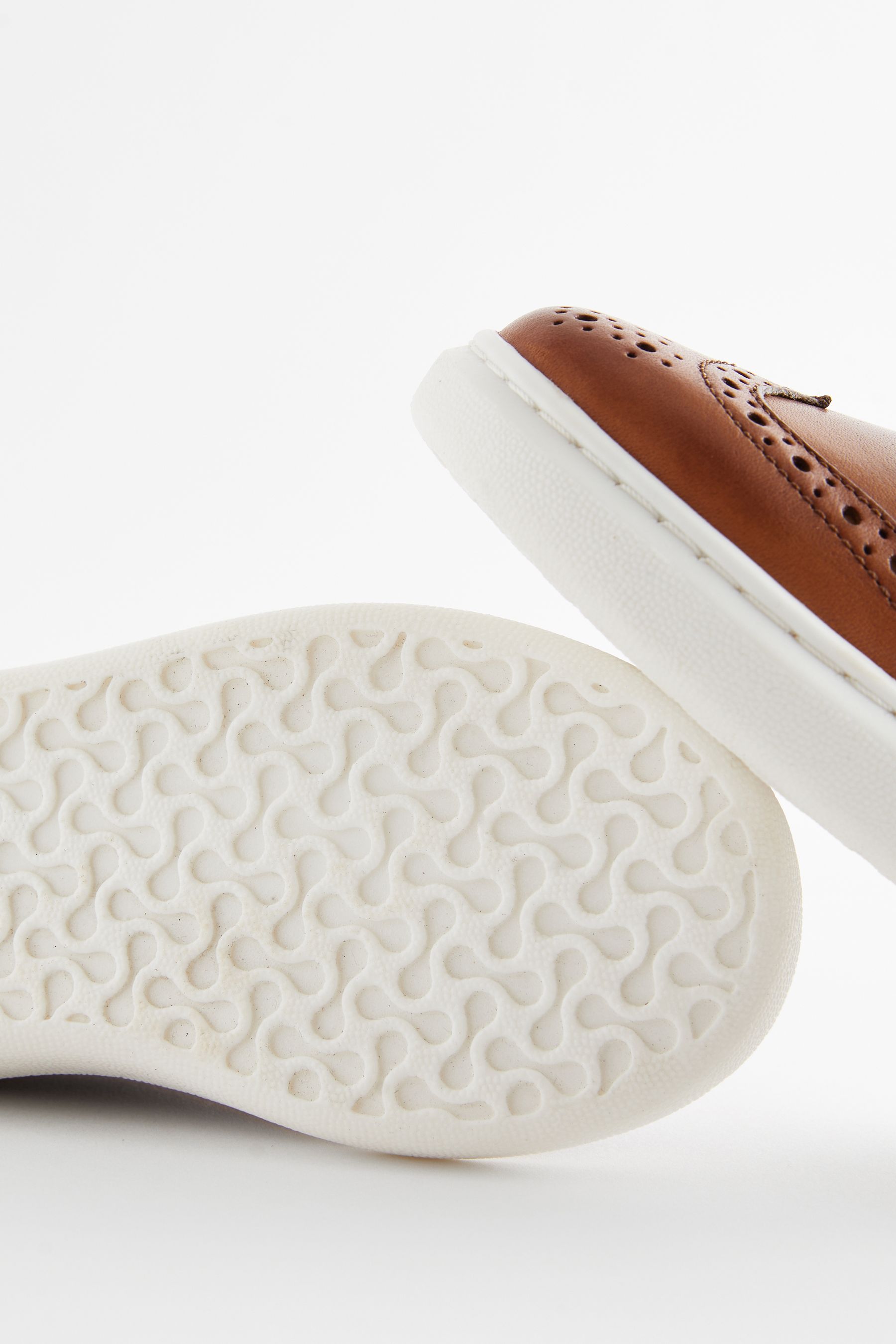 White brogue trainers cheap